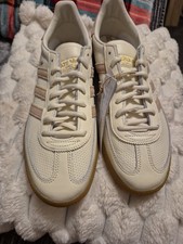 Bnwt Adidas Spezial White & Gokd Trainers Size 9