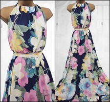 Monsoon Halter Multi Blue Pink