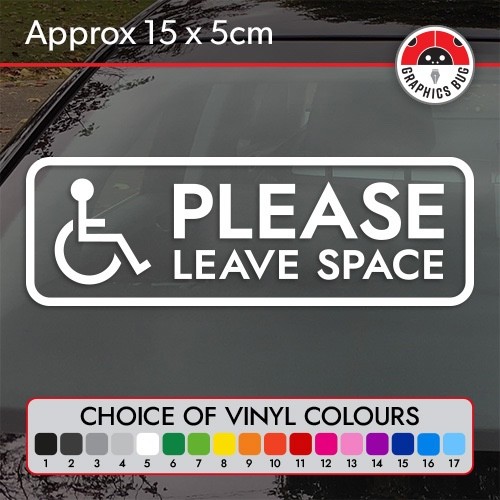 Disabled please leave space - disabled,