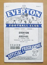 EVERTON v ARSENAL 1950/1951