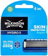 Wilkinson Sword Hydro 5 Mens Razor Blades pack of 4 8 12 Genuine Free Postage