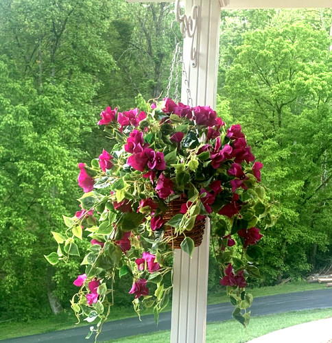 Artificial flowers hanging - artificial,