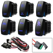 12V Relay Switch Control Led Light Bar Wiring Harness Fog Work Spot Light Kit