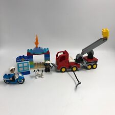 Duplo Fire & Police Bundle Fire Truck Motorbike