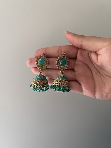 Indian desi style aqua blue - desi,