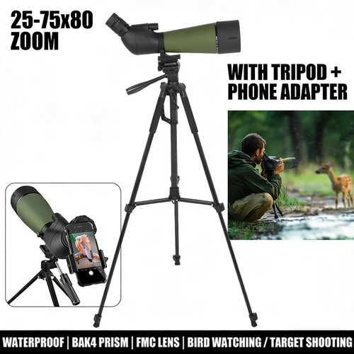 75x80 spotting scope with - spotting,