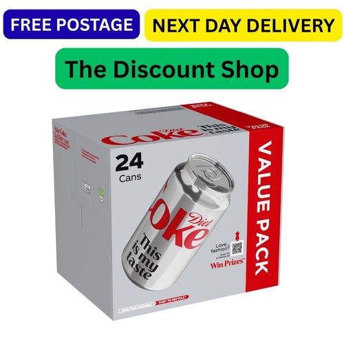 Diet coke can cola - cola,, box
