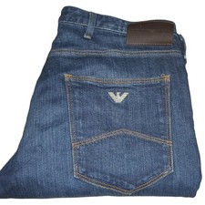 Emporio Armani Jeans J06 Slim Fit Stretch Denim W30 L34 Blue EA Mens 8n1j06