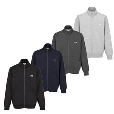 Mens Slazenger Full Zip High Neck Tracksuit Top Sweater Jumper Jacket
