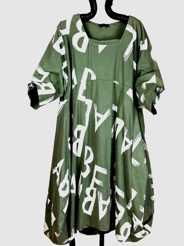 Mexxoo balloon dress - balloon, letters