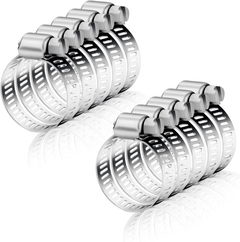 8pcs hose clips - hose, stainless