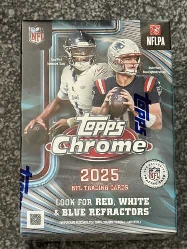 2025 topps chrome nfl football - topps,