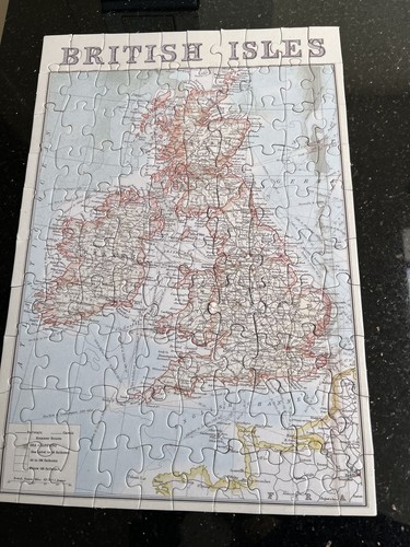 Jigsaw puzzle british isles - of,