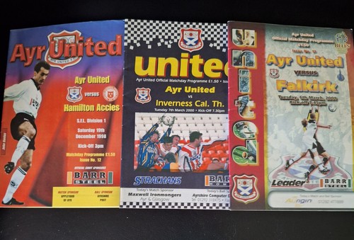 Scottish football programmes - scottish,