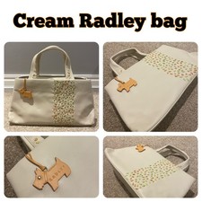 Radley RARE cream bag. Really