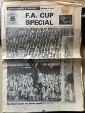 Lincolnshire Standard FA Cup special Boston United v Derby County 1974