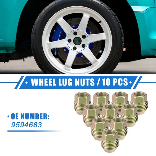 10pc m12x1 wheel lug - m12x1.5, for