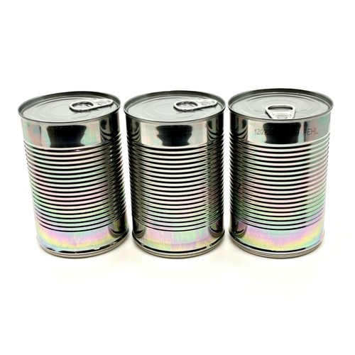 Empty sealed food cans ring - cans, |