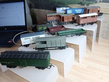 OO GAUGE GOODS WAGONS X 12 TRIANG HORNBY,WRENN,LIMA ALL GOOD COMPLETE (RY7)