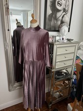 Oasis Lilac Velvet Dress