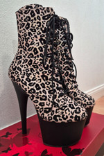 Pleaser Adore 1020, 7 Inch Platform Heel Ankle Boots UK 5