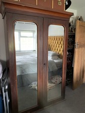 Victorian Mahogany Linen Press