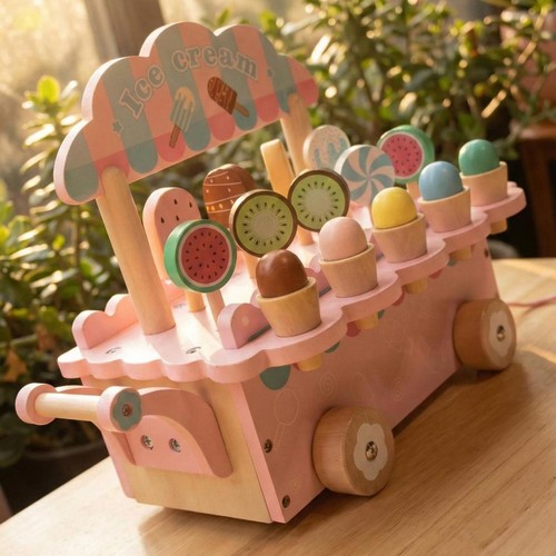Wooden ice cream - wooden,