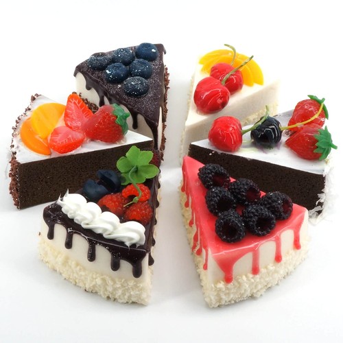 Faux slice cake pack - slice, 6-pack
