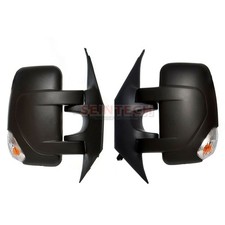 For NIssan NV400 Door Black Wing Mirrors Electric Heated 2010-2024 Pair Set