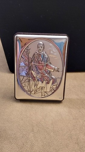 Framed silver repousse relief - repousse,