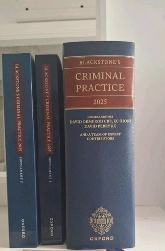 Blackstone criminal practice - criminal,