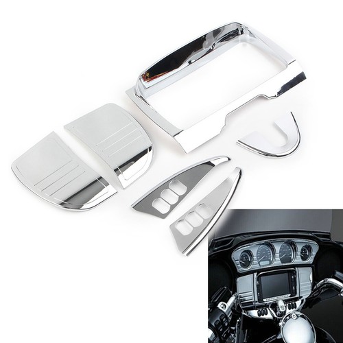 Chrome tri line stereo trim - chrome,