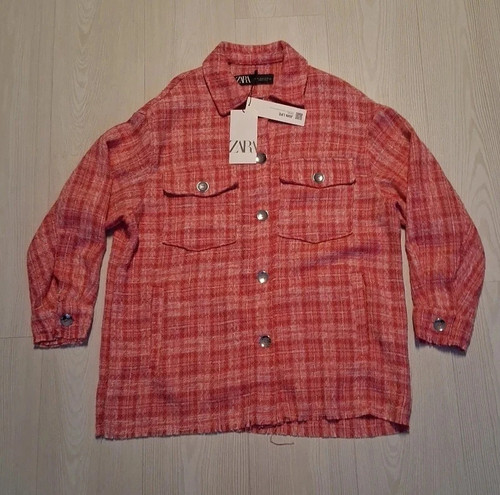Zara tweed shacket - tweed,