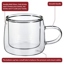 Vinsani double wall glasses - wall,