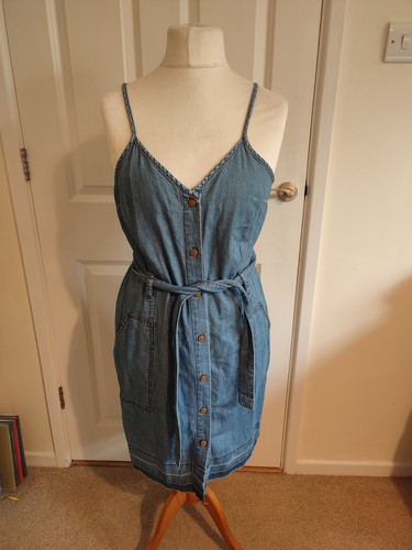 Blue denim dress size - tu, 14