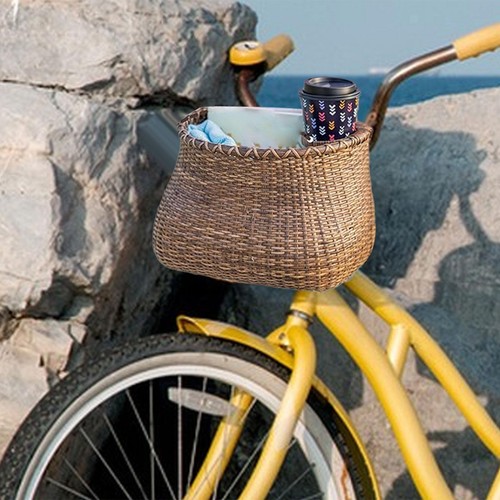 Bike basket with coffee cup - with,