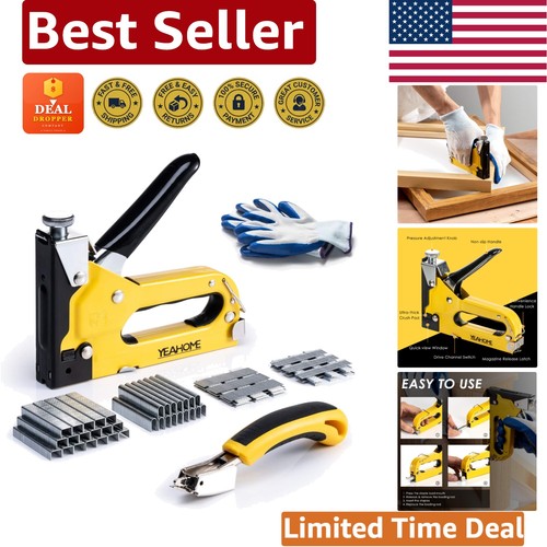 Heavy duty staple gun - 4-in-1,