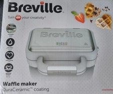 Breville VST072 DuraCeramic Waffle Maker, Non-Stick and Easy Clean with... 