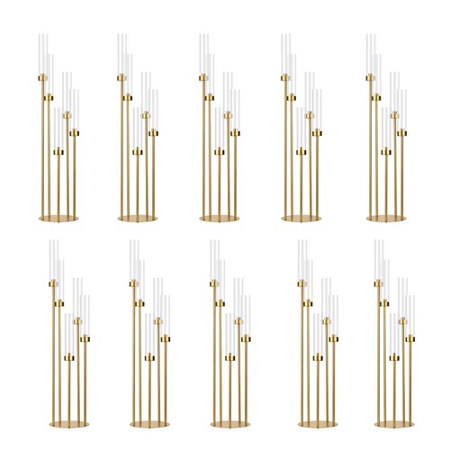 Led candle lighting gold - lighting, 10
