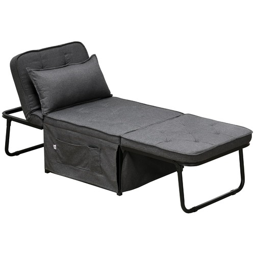 Folding chair bed in - folding, 4-in-1