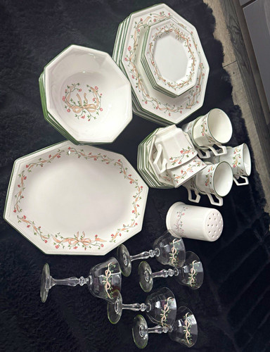 Eternal beau floral dinner set - floral,