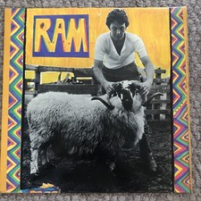 Ram By Paul And Linda McCartney Vinyl Record 1971 LP