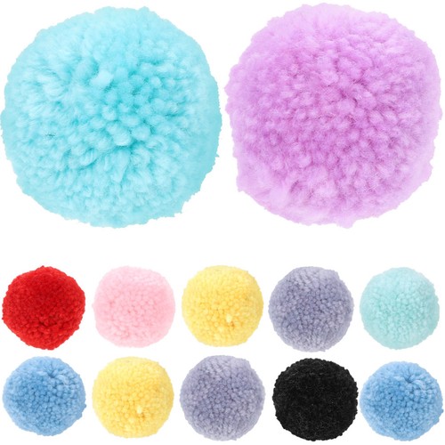 12pcs pom poms for hat - 12pcs,