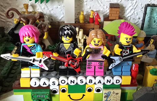 Lego minifigures group - lego,