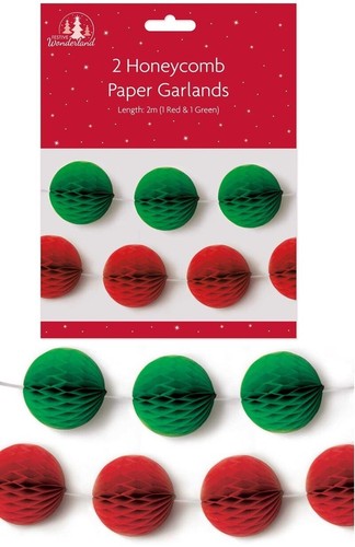 Christmas honeycomb banner - christmas,