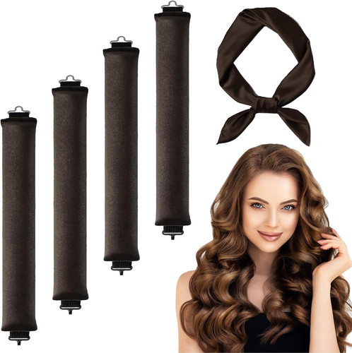 5pcs set heatless hair curler - set,