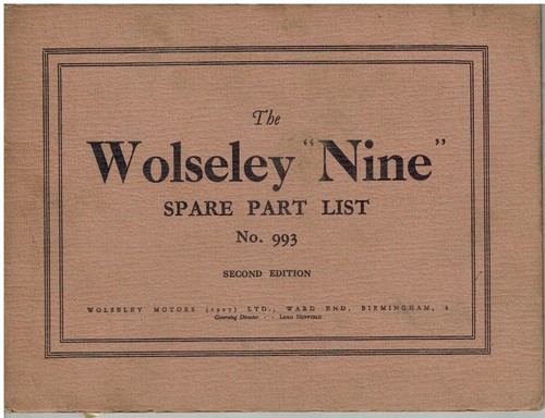 Wolseley chassis - wolseley,