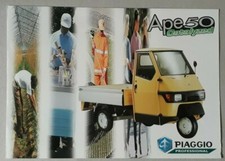 Piaggio Ape 50 Catalyzed Brochure c.1998 - Van & Pick-Up Reliant Cars Ltd
