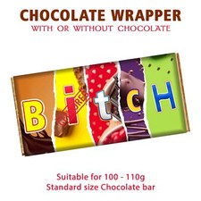 Rude Chocolate Bar Wrapper