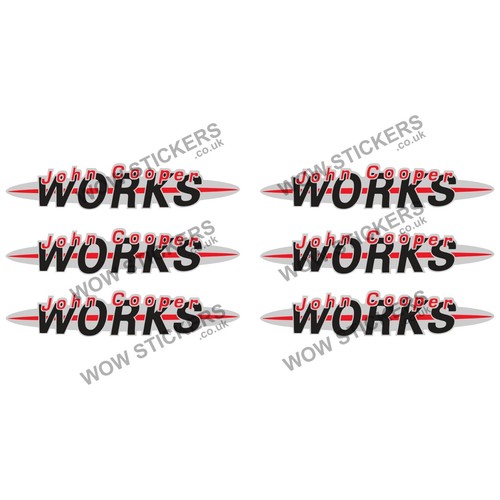 Car stickers mini john cooper - stickers,